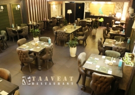 دکوراسیون و فضای رستوران تاویت