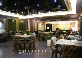 دکوراسیون و فضای رستوران تاویت