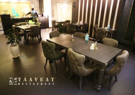 دکوراسیون و فضای رستوران تاویت