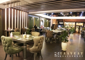 دکوراسیون و فضای رستوران تاویت