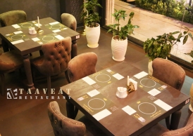 دکوراسیون و فضای رستوران تاویت