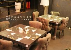 دکوراسیون و فضای رستوران تاویت