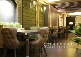 دکوراسیون و فضای رستوران تاویت