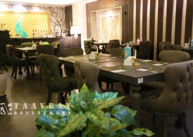 دکوراسیون و فضای رستوران تاویت