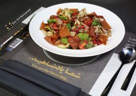 تنوع غذا در رستوان بین‌الملی تاویت